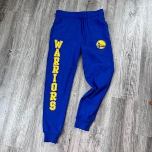 NBA Ultra Game Golden State Warriors Jogger Sweatpants Mens Sz small blue